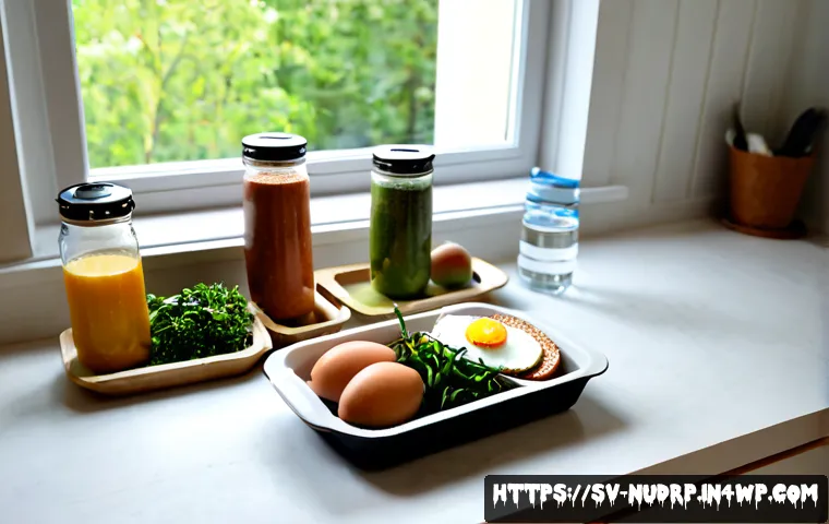 Home 17 효율적인 에너지 관리를 위한 식사 계획 - Photorealistic Scandinavian kitchen meal-prep scene for efficient daily energy management, a neatly ...